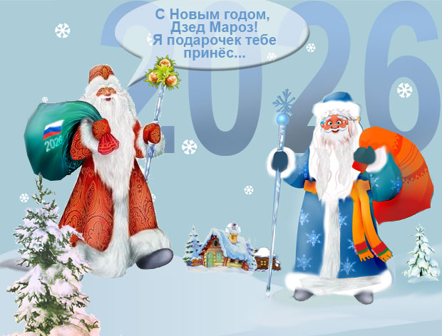 Дед Мороз елочку принес